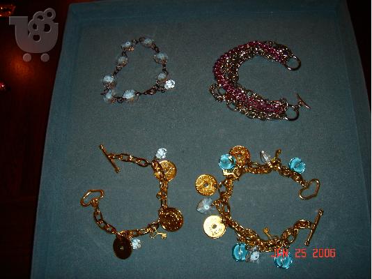 PoulaTo: Πωλούνται Χειροποίητα Κοσμήματα Βραχιόλια-Κολίε-Σκουλαρίκια σύνολο τεμ.200